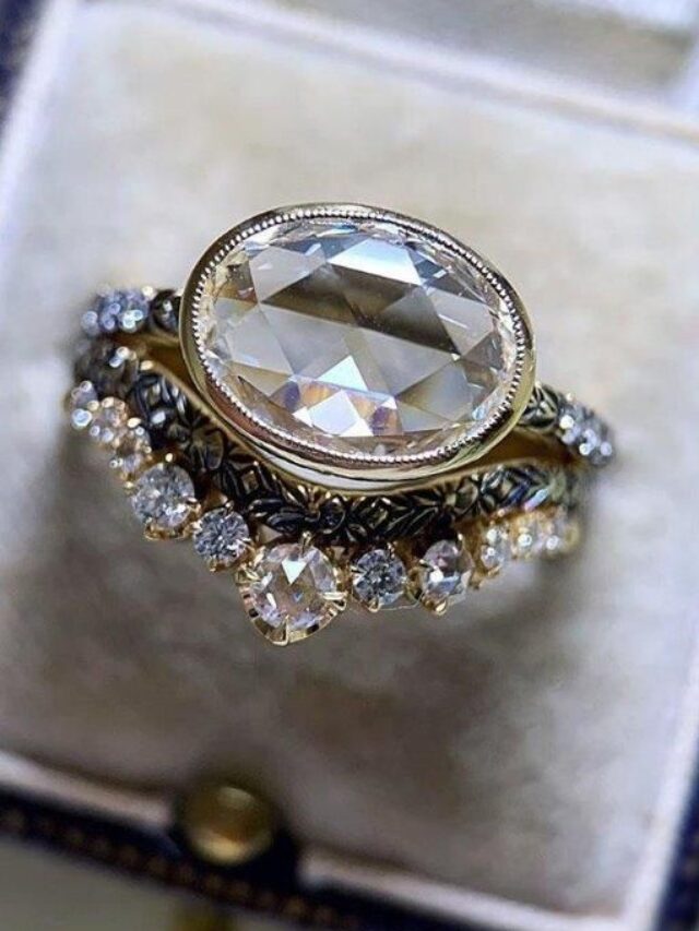 Choose your ring setting with a rose cut diamond