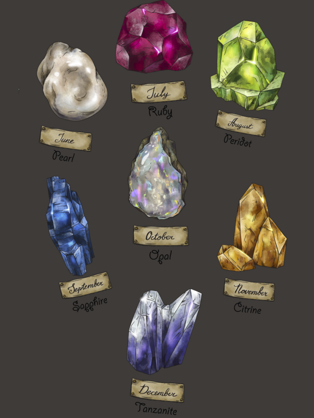 Your Birthstone Guide part-2: June to December Gems Revealed