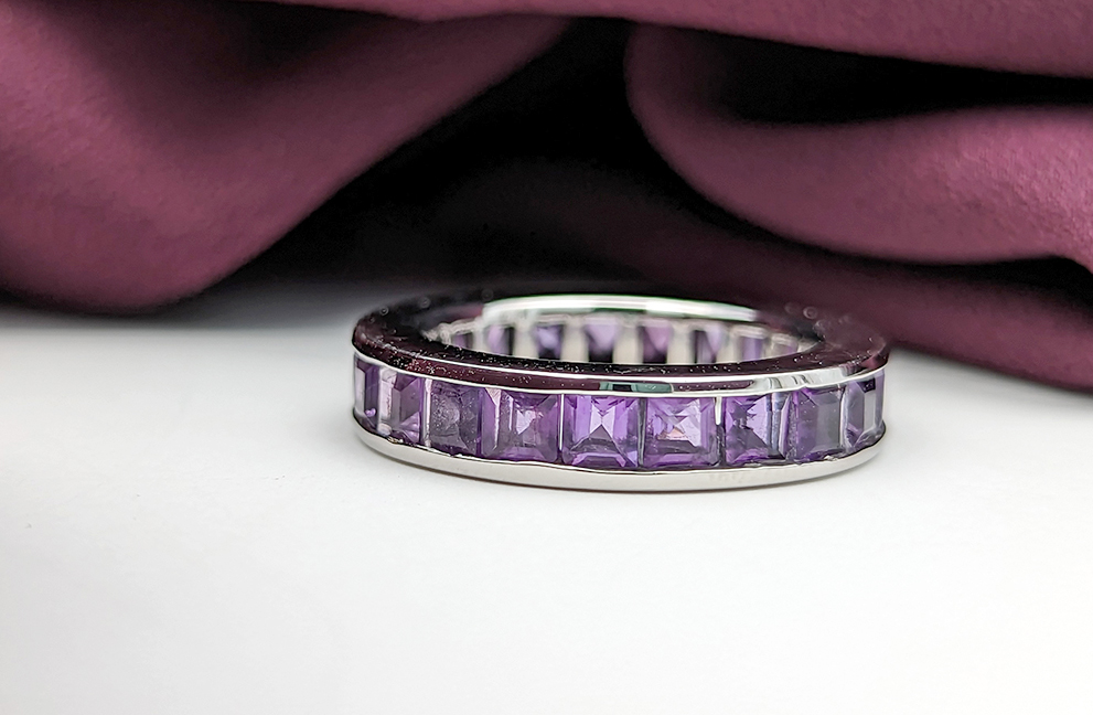 Purple Lab Diamonds Used in Jewelry