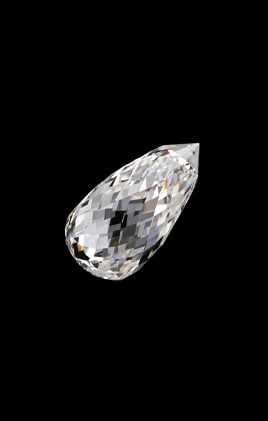 briolette cut lab diamond