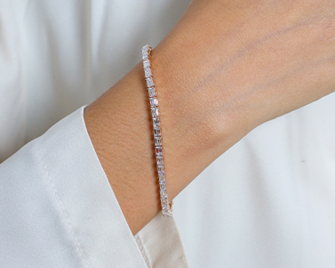 Lab Grown Diamond Tennis Bracelet