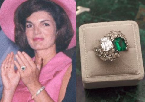 Jackie Kennedy toe et moi ring