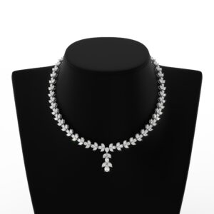 diamond necklace rendering