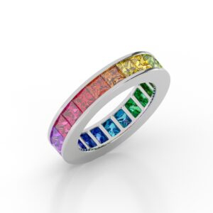 multicolor stone band