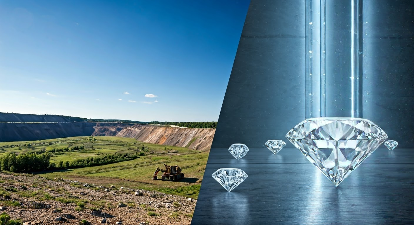 Environmental benefits of lab-grown diamonds