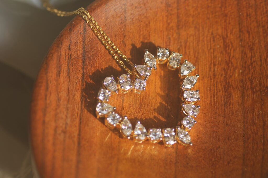 lab grown diamond necklace