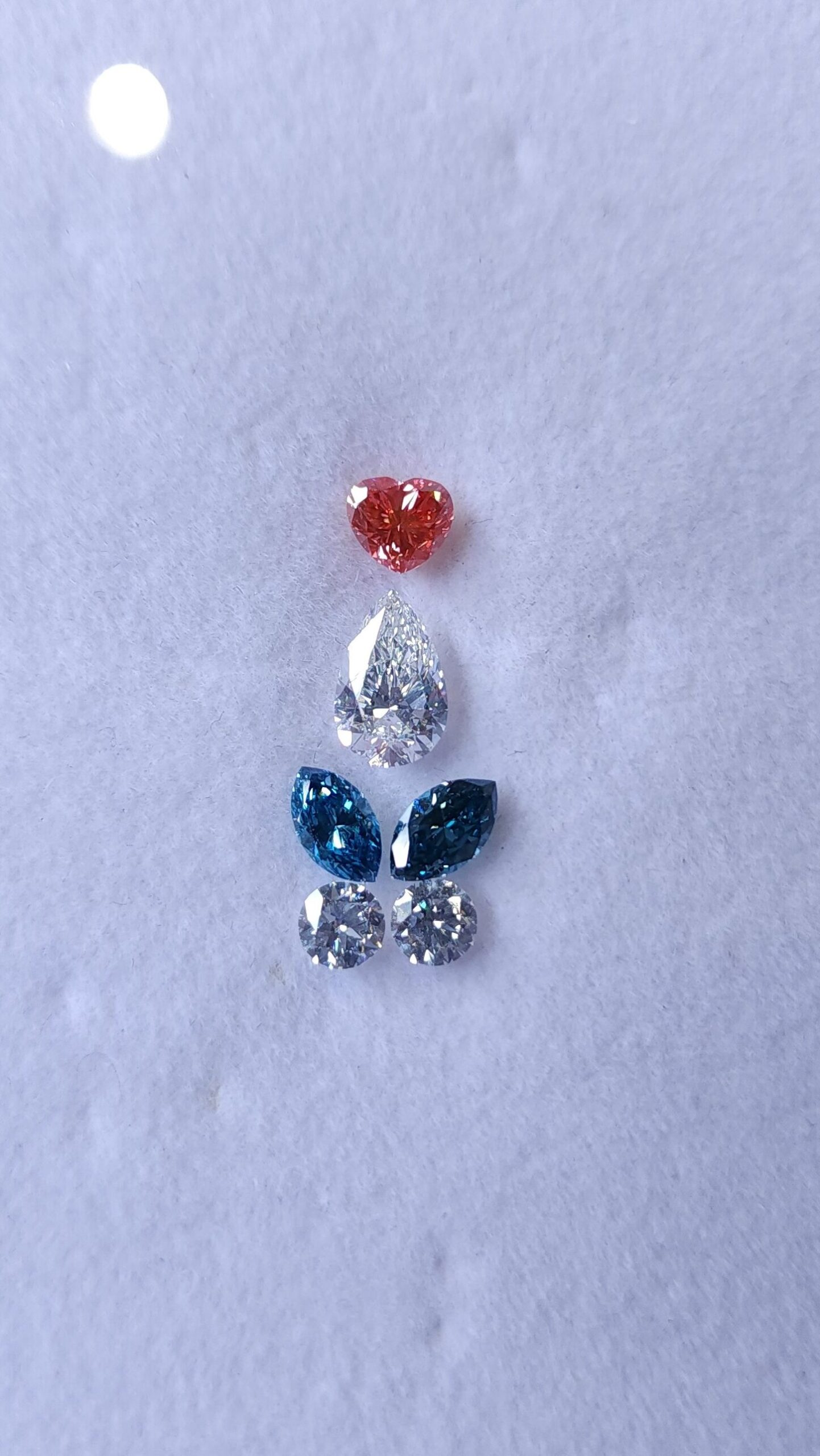 custom cut diamond earrings