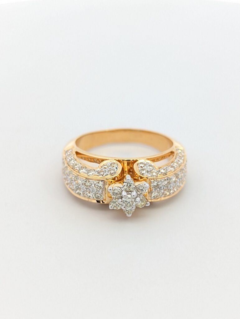 Filigree Diamond Ring Setting