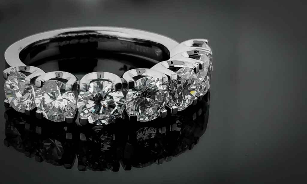 multi stone diamond ring