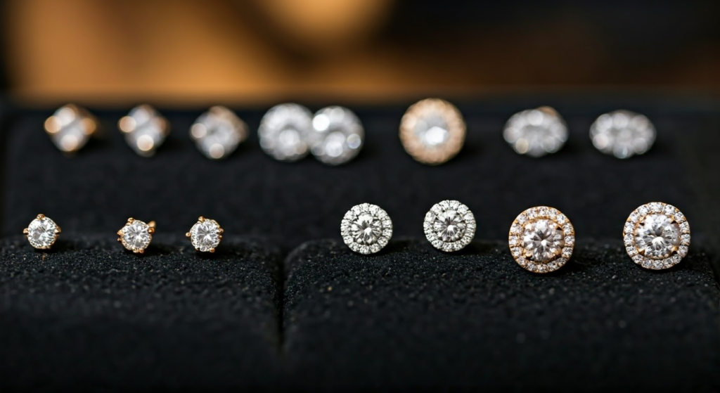 Types of Lab-Grown Diamond Stud Earrings